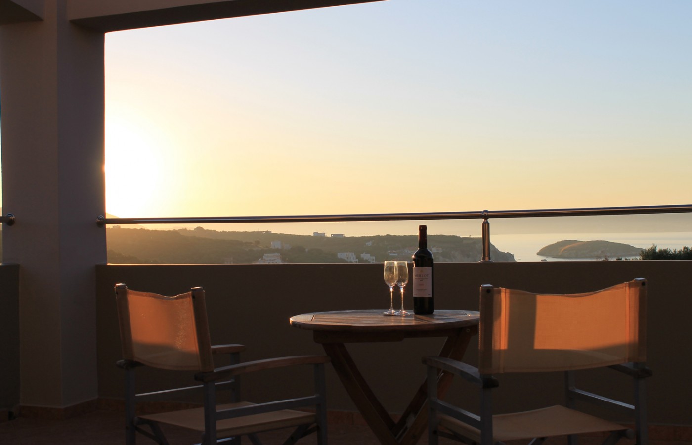 Villas-almyrida - Private villas with panoramic view of Almyrida village and almirida beach