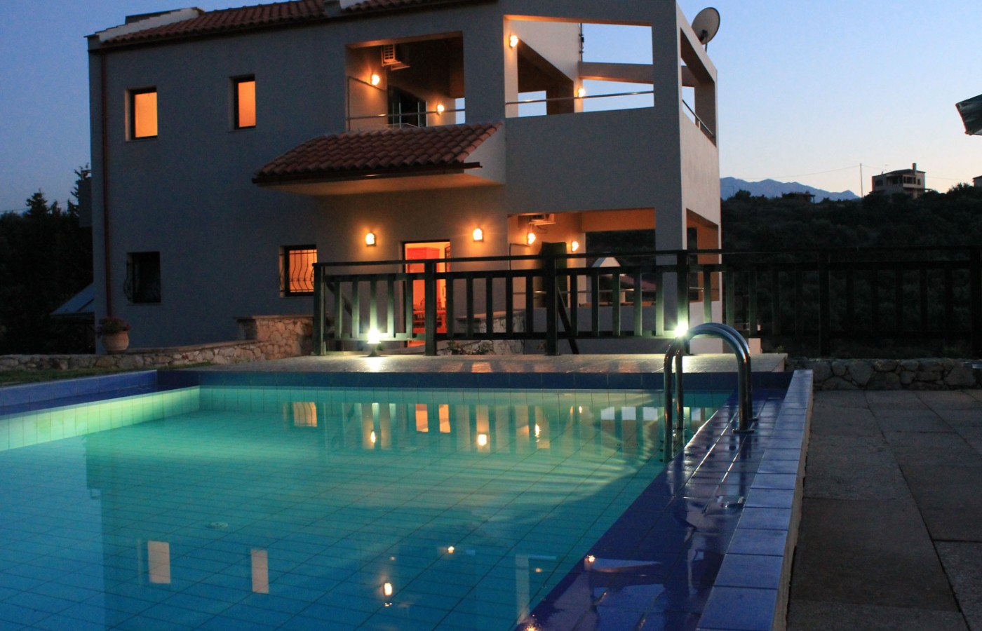 Villas-almyrida - Private villas with panoramic view of Almyrida village and almirida beach - Private pool
